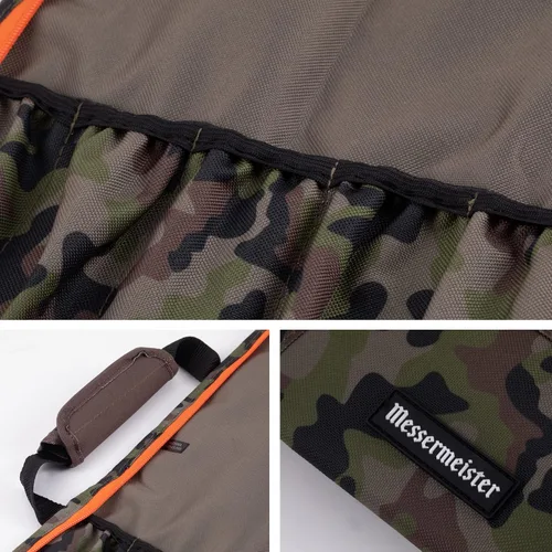 Vista 4 de Funda acolchada para cuchillos con 8 bolsillos de Messermeister, color ciruela, Camuflaje