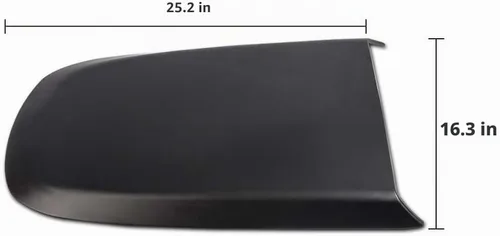Vista 3 de Cuchara delantera para campana de ventilación de aire compatible con Ford Mustang GT V8 05-09 de 2 puertas