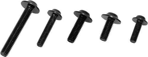 Vista 3 de F FIERCE CYCLE 195 Uds. Universal motocicleta carenado cuerpo pernos sujetadores clips tornillos tuercas negro para Kawasaki para Suzuki para Honda