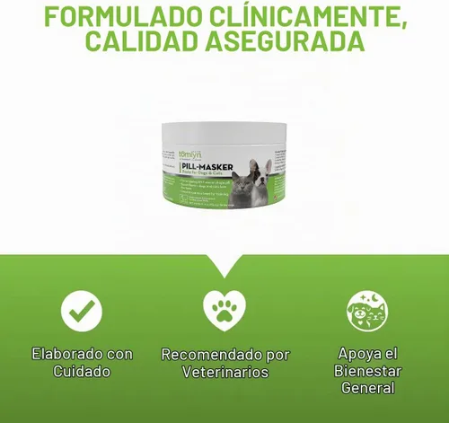 Vista 6 de TOMLYN Pill-Masker - Pasta aromatizada de tocino original para perros y gatos, 4 onzas