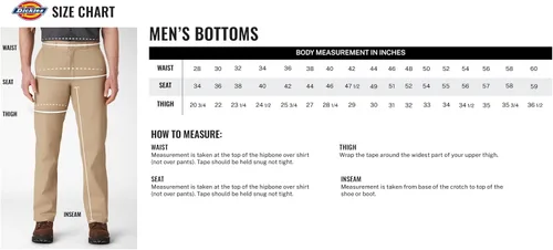Vista 8 de Dickies Pantalones de pintor utilitarios para hombre Blanco
