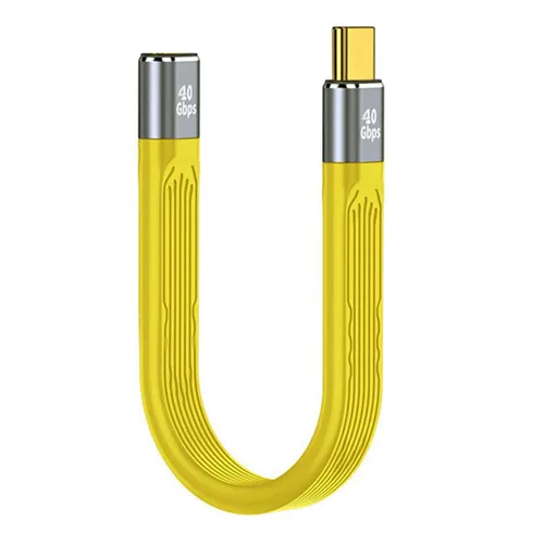 Vista 20 de CY USB 3.1 tipo C macho host a USB3.0 tipo AF OTG Flat Slim FPC cable de datos 5.1 in para teléfono portátil