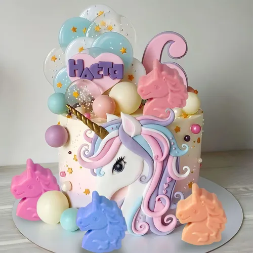 Vista 7 de Molde de silicona de unicornio para crayones de caballo, molde de silicona para bombas de baño de unicornio, moldes para jabón, dulces, chocolate