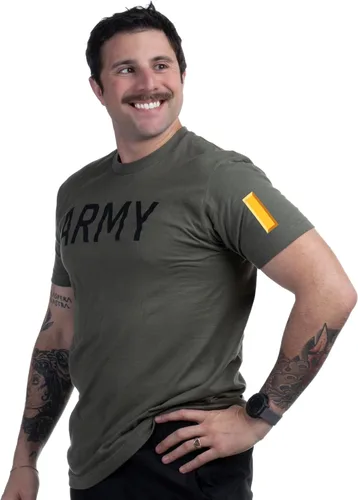 Vista 35 de Army PT Style Shirt - U.S. Military Physical Training Infantry Veteran Workout T-Shirt