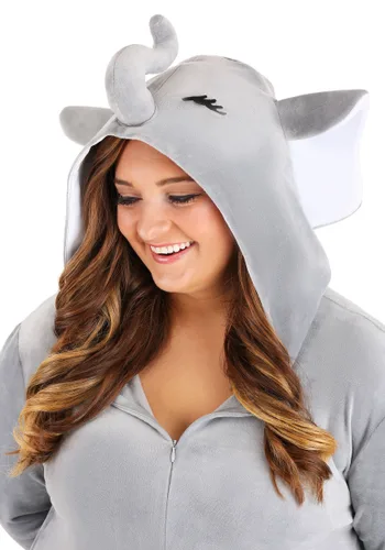Vista 3 de Disfraz de Elefante Salvaje para Mujer Talla Plus Multicolor