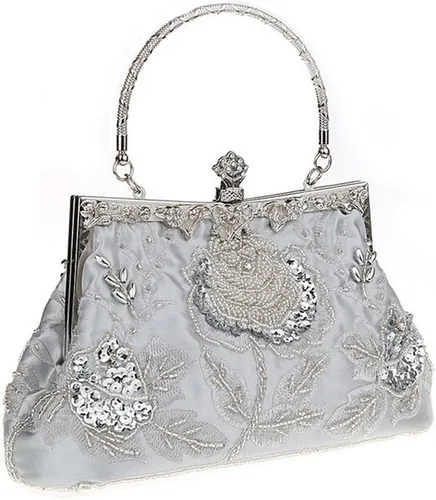 Vista 2 de Belsen Mujer clásico con abalorio Lentejuelas Noche Bolsos