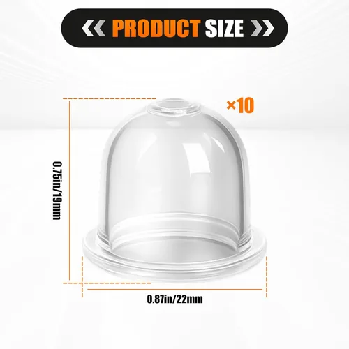 Vista 4 de Podoy Bombilla Prime 4226 121 2700 compatible con Stihl Homelite Echo Robi Zama 0057003 0057004 0058001 FS45 FS46 FS55 FS55R FS72 FS80 FS85 FS87