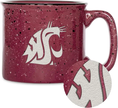 Vista 38 de Rico Industries NCAA Speckle 12oz Laser Engraved Campfire Mug