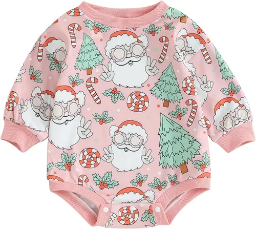Vista 103 de Adobabirl Traje de Halloween para bebé, sudadera de fantasma, calabaza, mameluco, suéter de gran tamaño, lindo para otoño e invierno