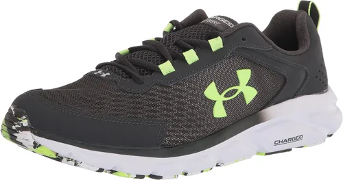 Vista 13 de Under Armour Mens Charged Assert 9 Marble Running Shoe Negro (002)/Naranja Blaze