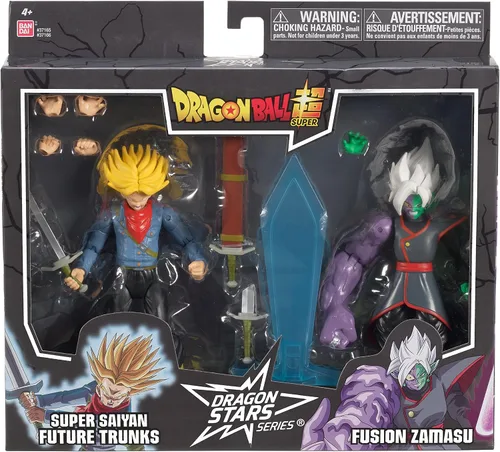 Vista 6 de Bandai America - Dragon Ball Super Paquete de batalla Dragon Stars Trunks del Futuro Vs. Fusion Zamasu