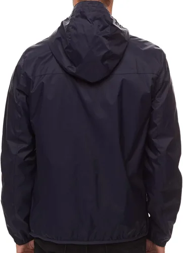 Vista 4 de Tommy Hilfiger - Chaqueta impermeable con capucha para hombre, ligera, para lluvia