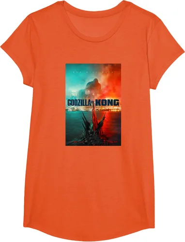 Vista 24 de Godzilla vs Kong - Camiseta oficial con póster, Negro