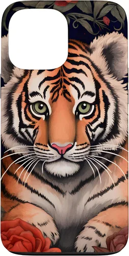 Vista 24 de Red Roses Tiger Cub Case for iPhone 17