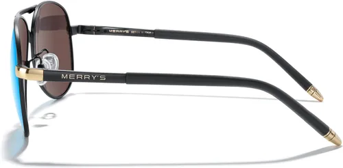 Vista 64 de MERRY'S, UV400 S8513, gafas de sol polarizadas para conducir, marco irrompible, para hombre.