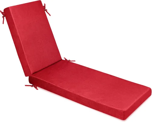 Vista 8 de Milliard Cojín de espuma viscoelástica para exteriores, cojín de descanso con funda impermeable y lavable, cojín para silla de patio, cojín de Negro