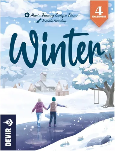 Vista 2 de Devir - Juego de mesa de invierno, juego de estrategia abstracta con control de área y colocación de cartas, juego de duelo para 2 jugadores