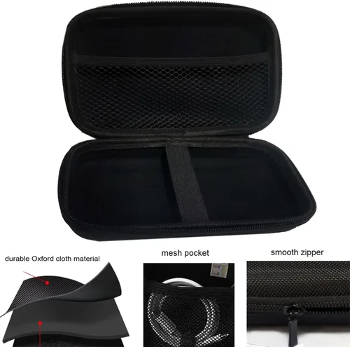 Vista 4 de Bolsa rígida para GPS, funda de transporte portátil compatible con navegador GPS de 4.3 a 5 pulgadas (5 pulgadas)