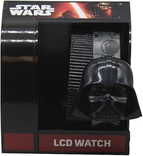 Vista 4 de Accutime Star Wars DAR3588 - Reloj analógico de cuarzo para niños Gris Digital