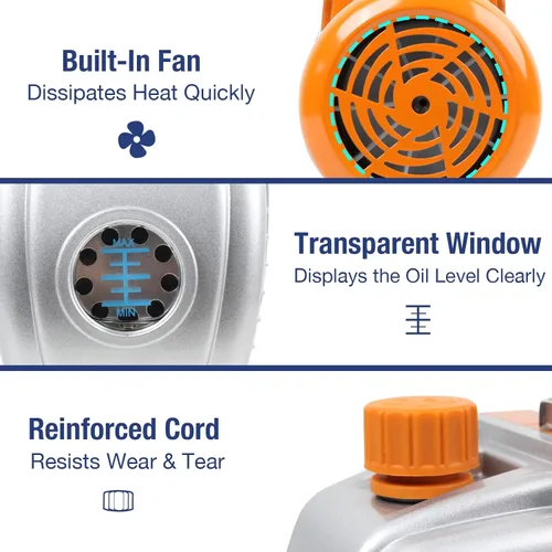 Vista 7 de BACOENG kit de cámara de vacío con bomba de vacío para HVAC