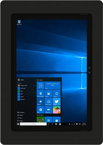 Vista 3 de VidaMount Carcasa VESA negra compatible con Microsoft Surface Pro 7+, Pro 7, Pro 6, Pro 5, Pro 4 Negro