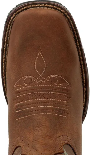 Vista 6 de Durango Maverick Botas de trabajo impermeables para mujer, Bronceado (Rugged Tan)