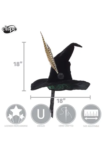 Vista 9 de Sombrero de Disfraz de Profesora McGonagall para Mujer Harry Potter Multicolor