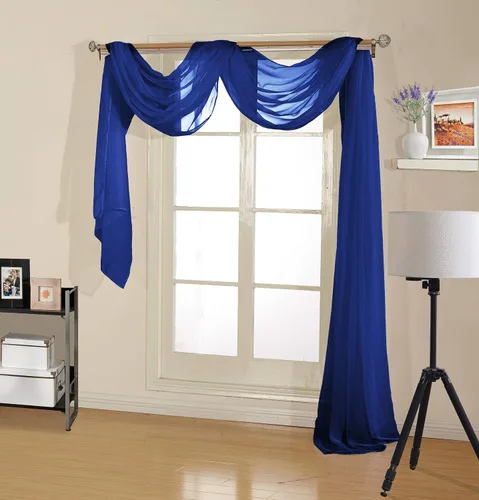 Vista 3 de Decotex - Bufanda de gasa transparente de calidad premium para diseños de hogar y eventos