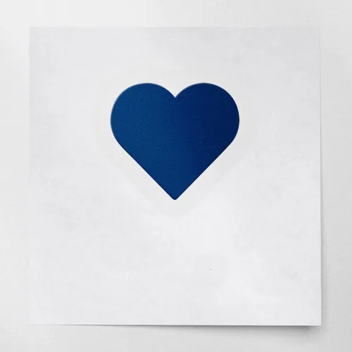 Vista 25 de Calcomanías transparentes de corazón 6 (azul celeste) Calcomanías de vinilo impermeables de alta calidad para teléfono portátil, accesorio