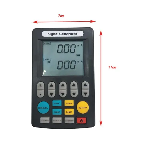 Vista 6 de DTI-SG100+ generador de señal Calibrador de proceso Calibrador de bucle Calibrador 4-20mA 0-10v Salida