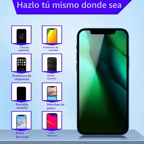 Vista 4 de para iPhone 12 Pro Max Reemplazo de la pantalla del altavoz del oído 6.7" LCD