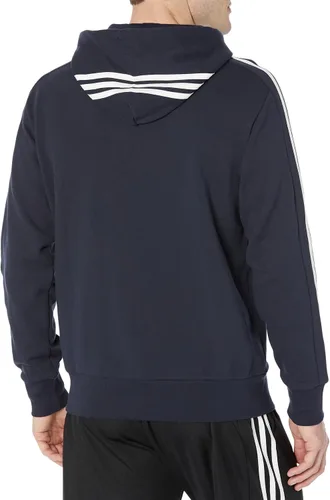 Vista 2 de adidas Men's Essentials French Terry 3-Stripes Hoodie