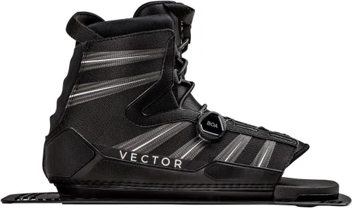 Vista 2 de Radar Vector Boa Botas de esquí acuático - Negro/Carbono/Blanco - XL - Placa de aluminio trasera