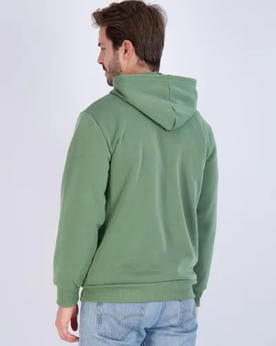 Vista 3 de Paquete de 3 sudadera con capucha de manga larga y cremallera completa para hombre chaqueta atlética disponible en tallas grandes y altas
