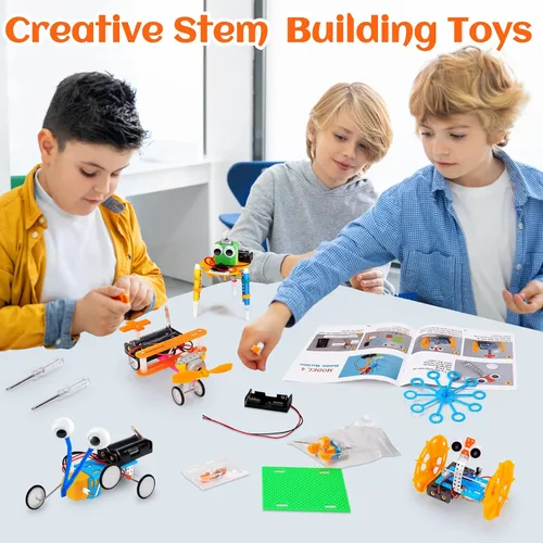 Vista 5 de Kits STEM para niños, juego de kit de robótica, juguetes educativos STEM