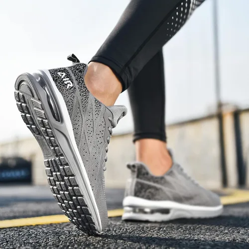 Vista 6 de Autper - Tenis deportivos Air para correr para hombre, tenis ligeros para caminar, trotar, ir al gimnasio o hacer deportes, talla 6.5 a 12.5