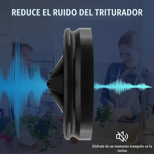 Vista 4 de Protectores contra salpicaduras de basura de 3 3/8 pulgadas, repuesto QCB-AM para la serie InSinkErator Evolution, tapones de drenaje de cuello
