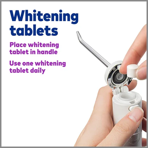 Vista 6 de Waterpik Cabezales de cepillo de repuesto compactos con fundas para cepillo de dientes Sonic-Fusion SFRB-2EW, 2 tabletas de repuesto de hilo dental