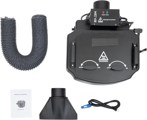 Vista 9 de Gdrasuya10 Máquina de niebla baja de 6000 W, escenario de boda, efecto de humo de hielo seco, nebulizador de tierra de hielo seco, máquina de humo