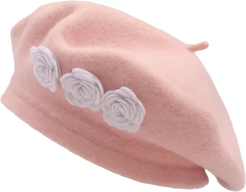 Vista 66 de ZLYC Boina Francesa de Lana Sombrero Color Sólido Gorra Boina para Mujeres y Niñas Amarillo básico