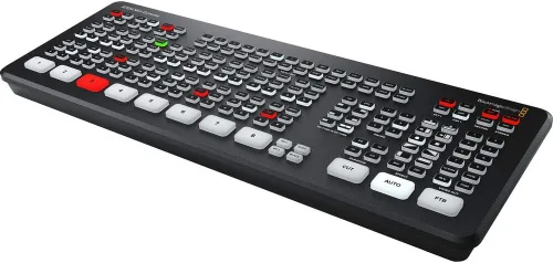 Vista 2 de Blackmagic Design ATEM Mini Extreme - Paquete de conmutador de transmisión en vivo HDMI con cable HDMI de 6 pies, cable Cat5e de 7 pies y paquete
