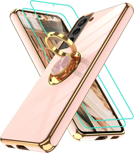 Vista 99 de Funda para Motorola Moto G 5G 2024: Funda Moto G Play 5G 2024 con 2 piezas de protectores de pantalla, soporte de anillo de rotación de 360°
