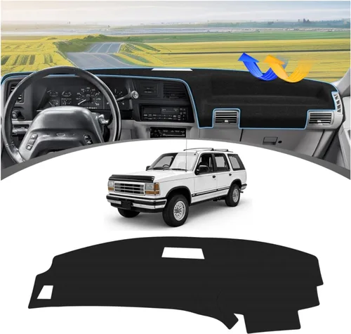 Vista 25 de FIILINES Cubierta para tablero Compatible con Mazda 3 2010-2013 Accesorios Tapete para tablero para Mazda 3 Accesorios Tapete para salpicadero