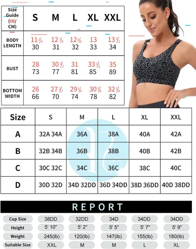 Vista 6 de RUNNING GIRL - Brasier deportivo de alto impacto para mujer, brasier de espalda cruzada, brasier de entrenamiento, brasier de yoga de línea larga