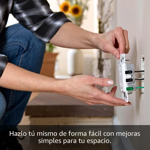 Vista 6 de Leviton Lever Edge - Tomacorriente de pared dúplex resistente a manipulaciones de 15 A, paquete de 10, E5325-MW, color blanco