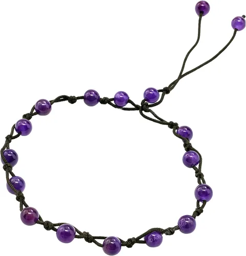 Vista 62 de Amazing Gemstone Crystal Anklet Ankle Bracelets for Women - Waterproof Beaded Healing Crystal Anklets, Plus Size Chakra Gemstone Bead Anklet