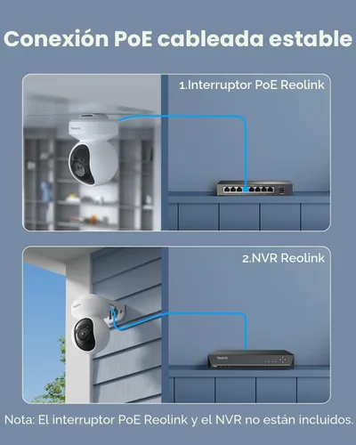Vista 6 de REOLINK E1 al aire libre SE PoE 4K cámara al aire libre para la seguridad