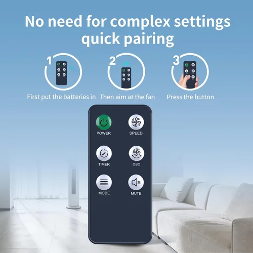 Vista 3 de Replacement Remote Control for Holmes 16"/42"/45" SmartConnect Digital Stand Tower Fans Compatible with Model 32510353 32510341 32510140