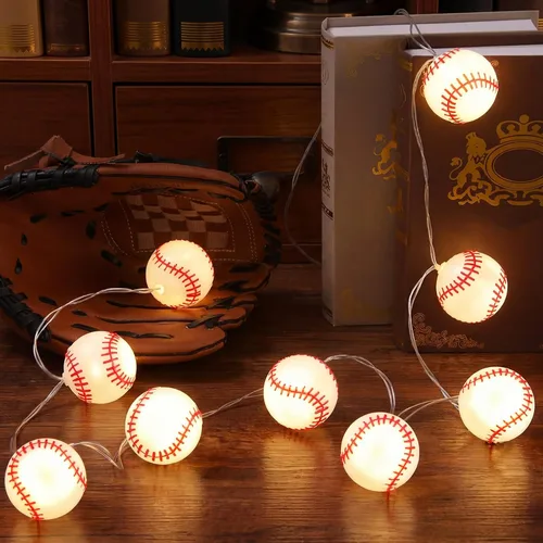 Vista 18 de Bencailor Tira de luces deportivas de 5 pies para decoración de fiestas