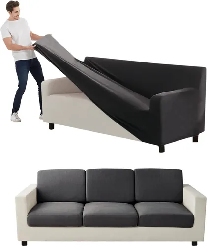 Vista 42 de Funda para Sofá de Terciopelo, Fundas Elásticas para Sofá para Funda Principal Separada/Respaldos y Cojines de Asiento, Funda para Sofá, para Fundas